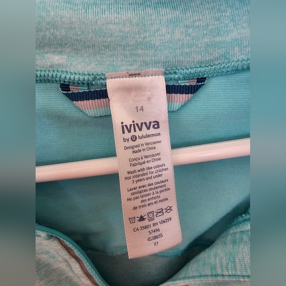 IviIvivva Lululemon Pullover Sweater Sweatshirt Quarter zip - Picture 6 of 6
